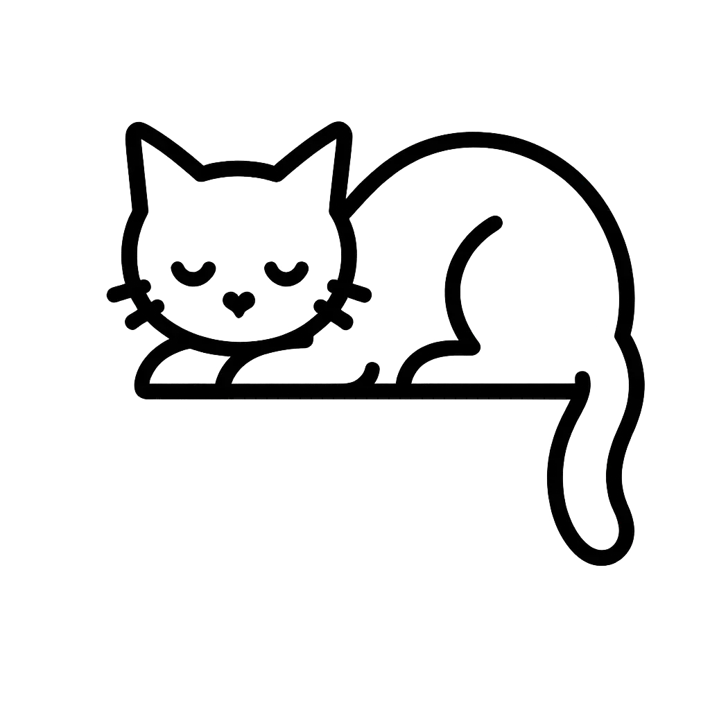 Cat icon perched on the pay button